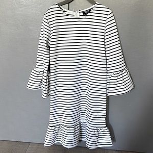 Girls striped dress size 10